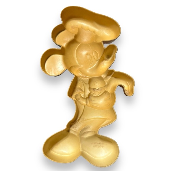 Vintage Mickey Mouse Chef Hard Plastic Wall Hanger Plaque Ice Cream 11" Mexico - Picture 6 of 7